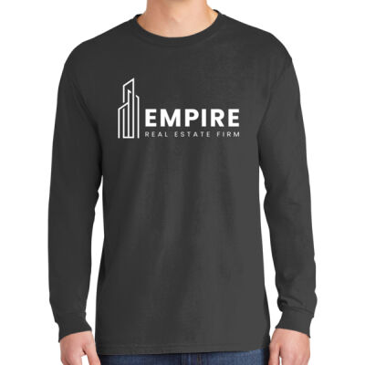 Empire White - Heavyweight Ring Spun Long Sleeve Tee Thumbnail