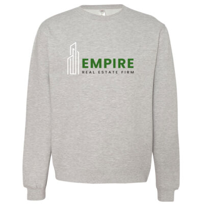 Empire White, Green and Black - Unisex Midweight Crewneck Sweatshirt Thumbnail