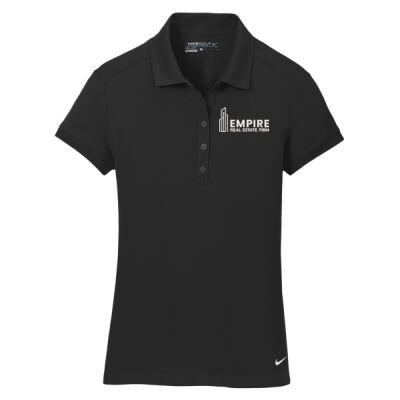 Embroidered Empire White - Women's Dri FIT Solid Icon Pique Modern Fit Polo Thumbnail