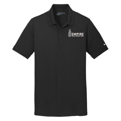 Embroidered Empire White - Dri FIT Solid Icon Pique Modern Fit Polo Thumbnail