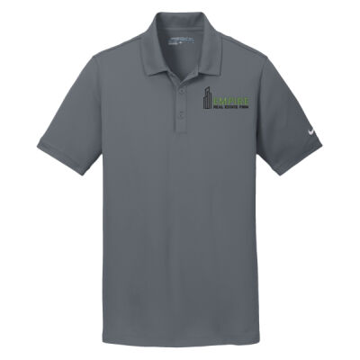 Embroidered Empire Green and Black - Dri FIT Solid Icon Pique Modern Fit Polo Thumbnail